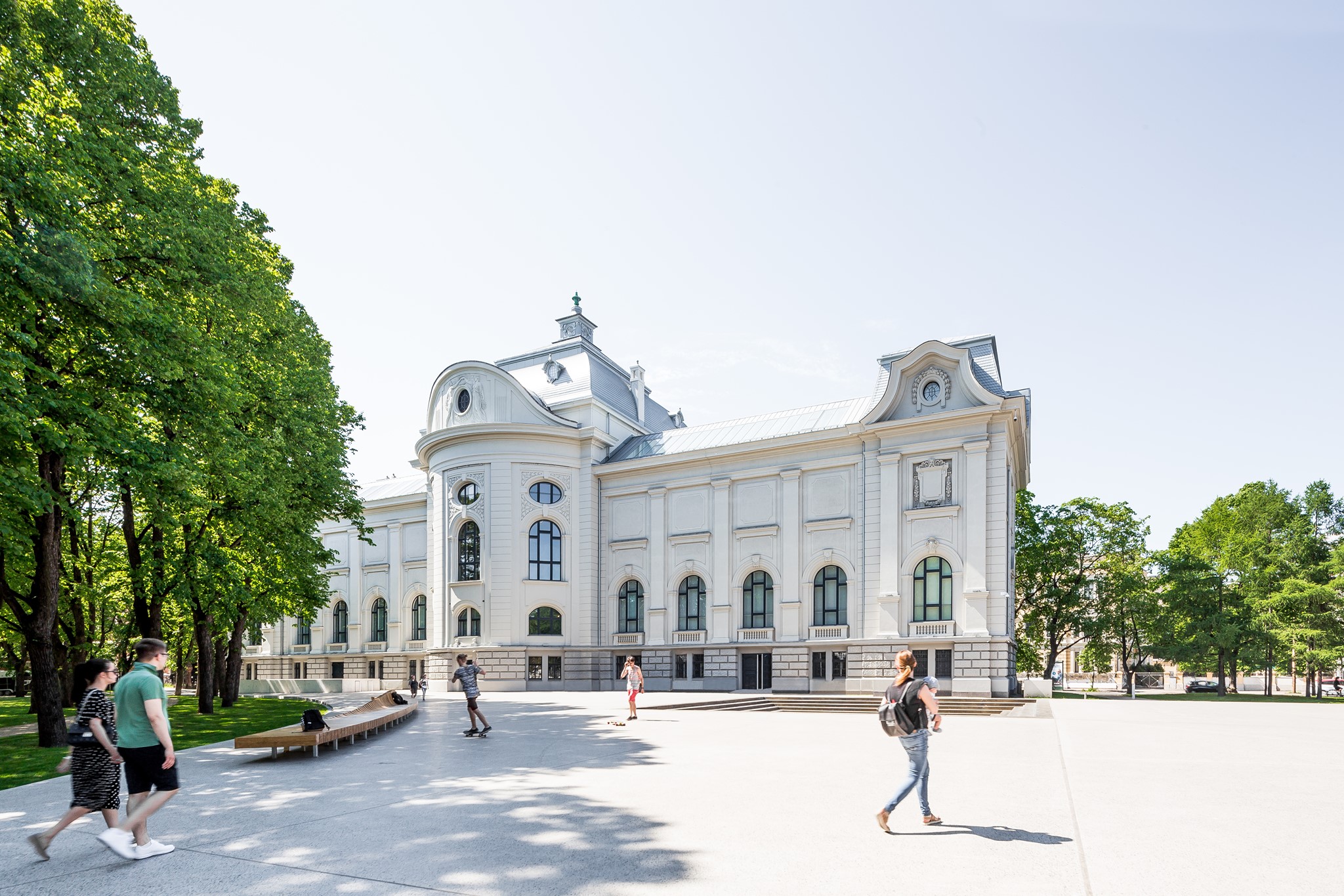 Latvian National Museum of Art, building, outside