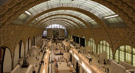 Musee D'Orsay inside gallery