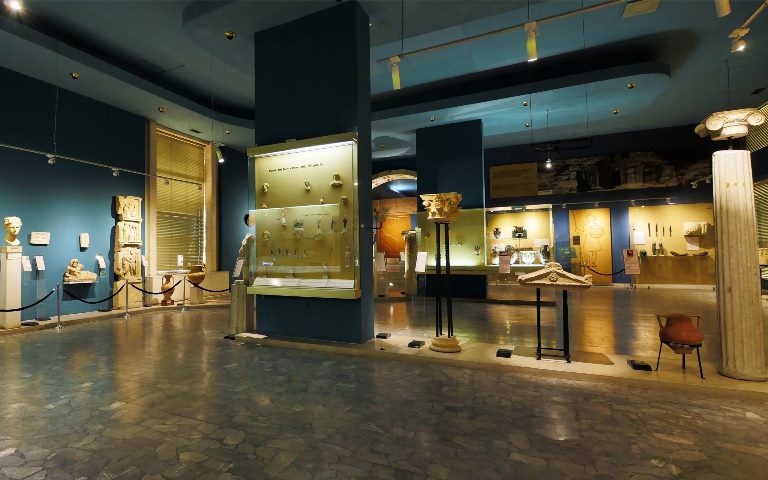 interior room view of the museum