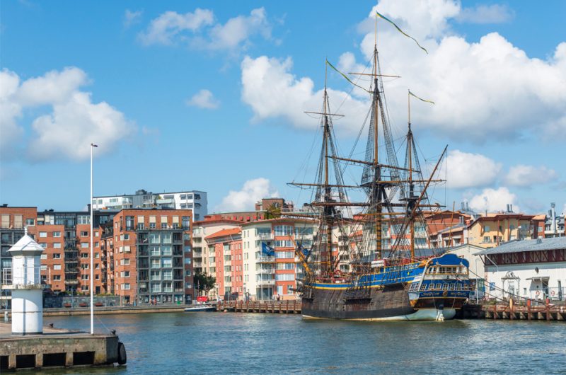 Götheborg of Sweden outside