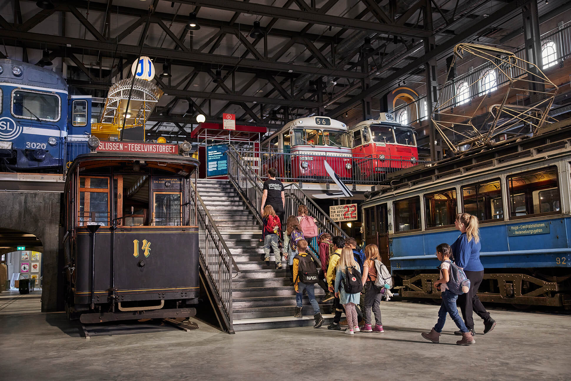 The Transport Museum inside