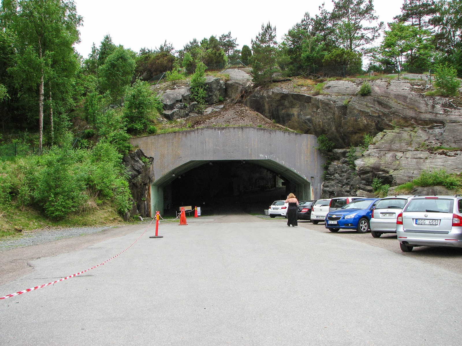 Aeroseum parking/entrance