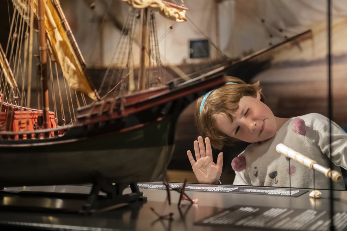 The National Museum Zurich - young visitor