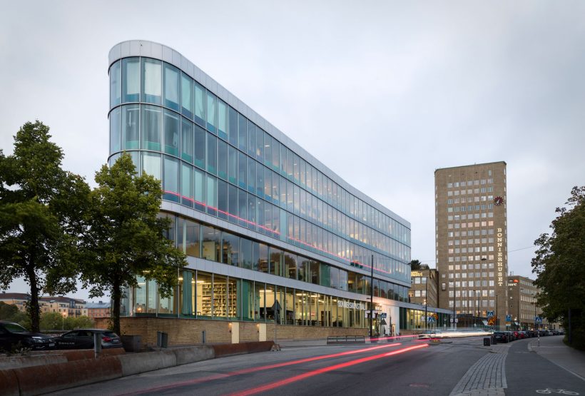 The Swedish Holocaust Museum outside