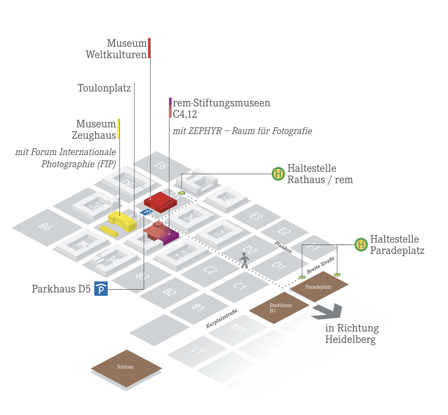 Reiss-Engelhorn-Museen Map