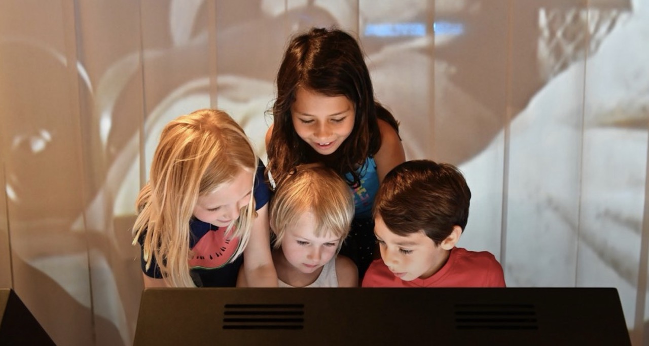 Children at Museum of Communication