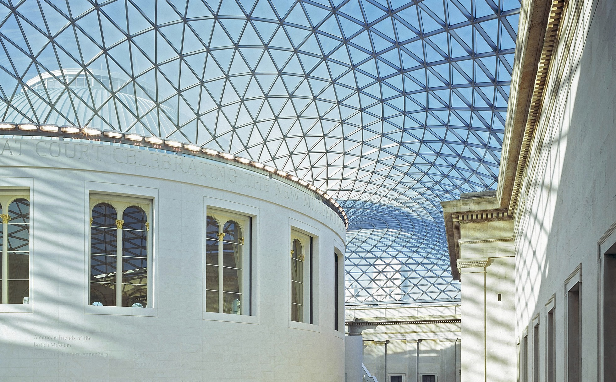 British Museum inside roof