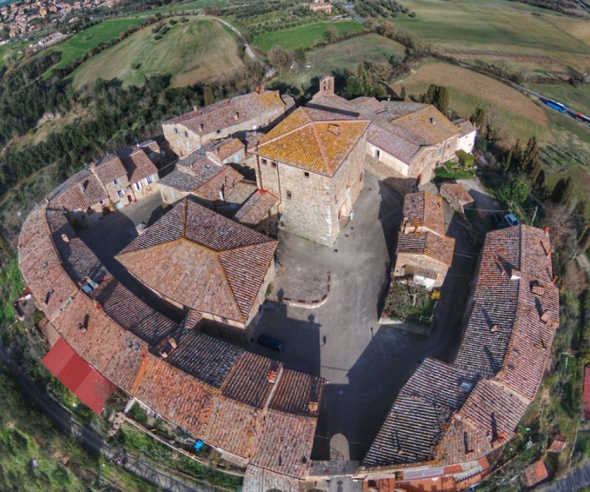 Antiquarium of Poggio Civitate, Arial View