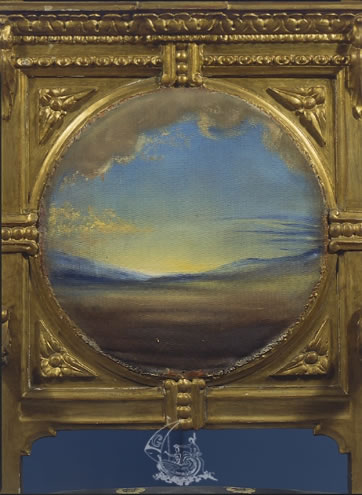 Landscape on the throne of Gala