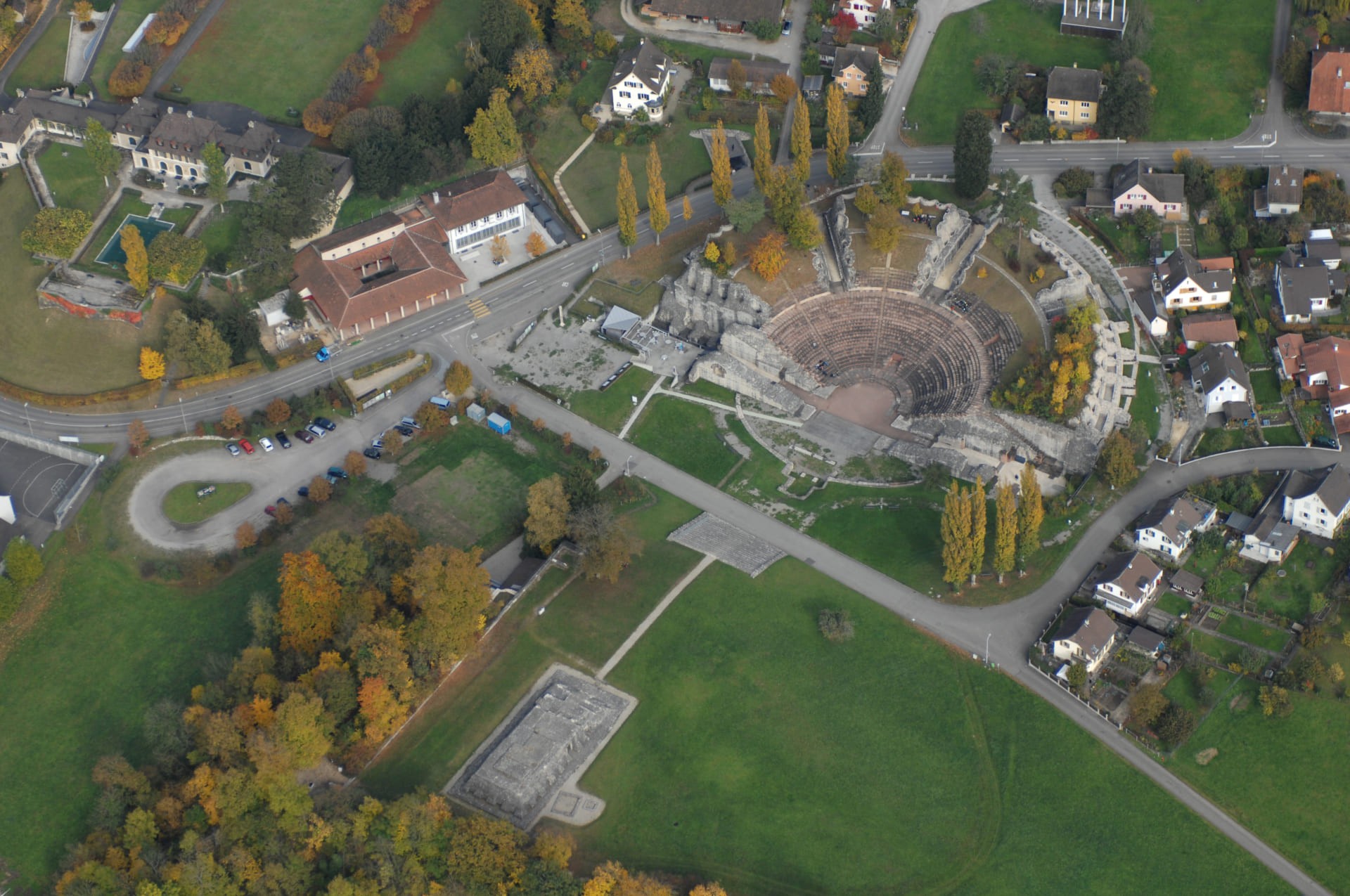 Augusta Raurica - Aerial view